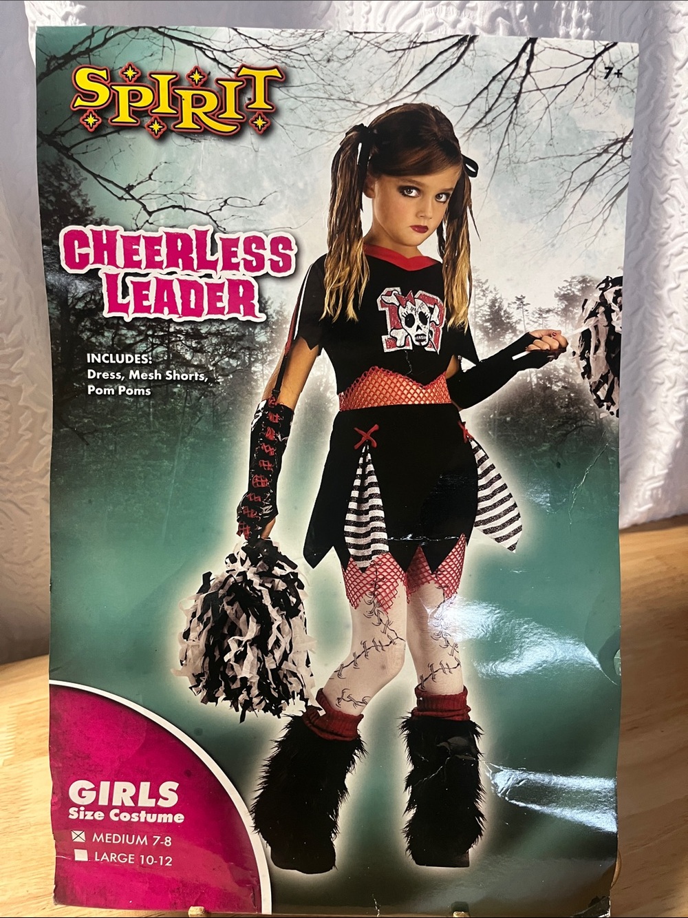 Spirit Black and Pink Punk Cheerleader Costume